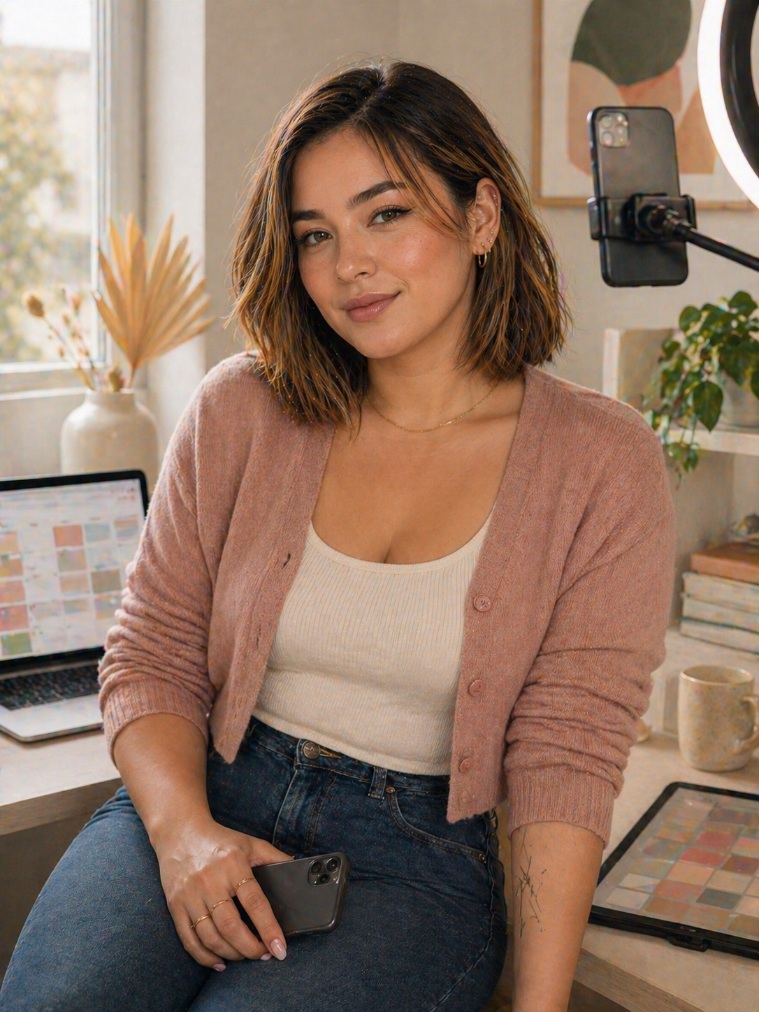 Portrait of Zoe, senior social media operator